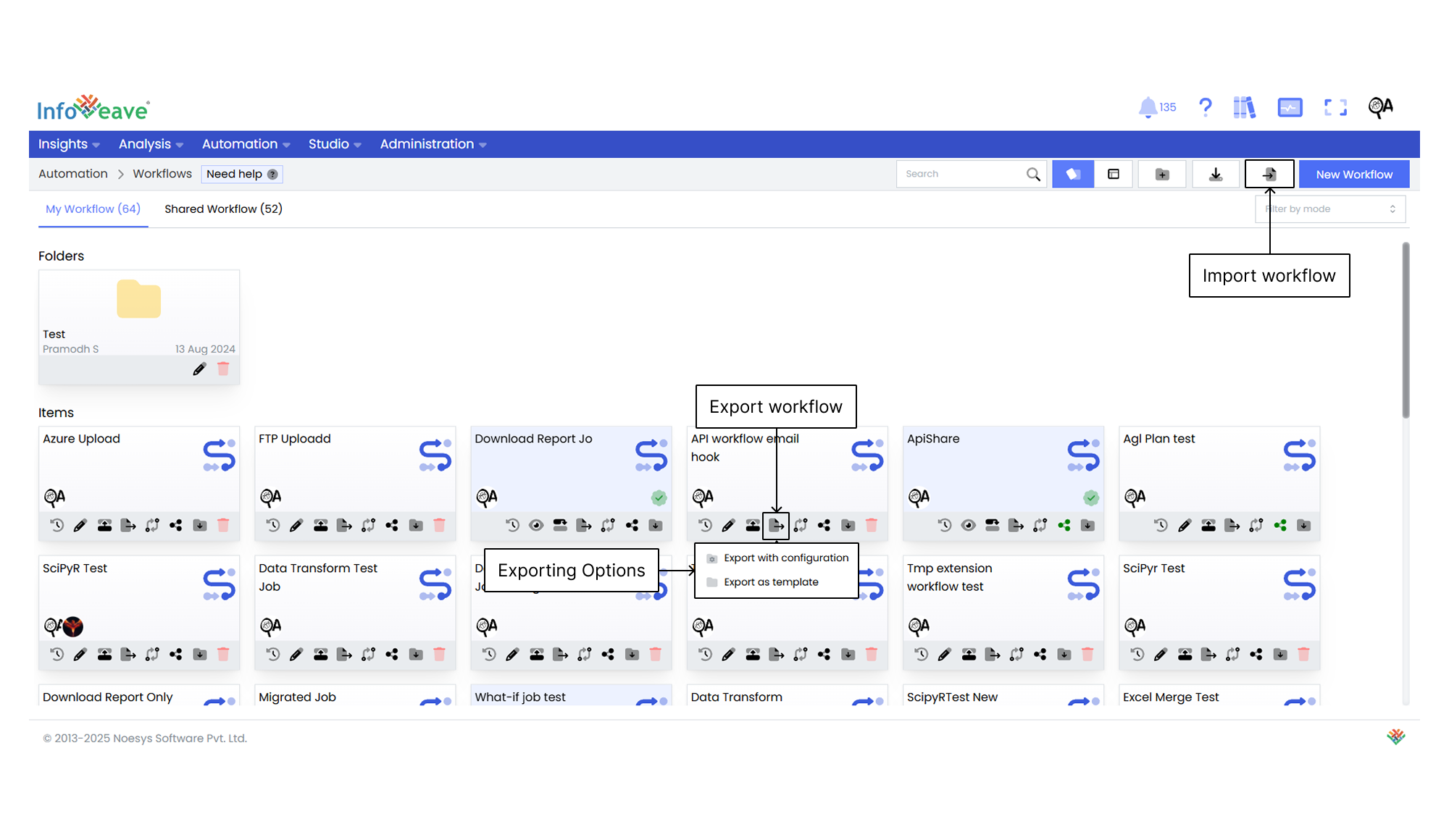 Duplicating a workflow