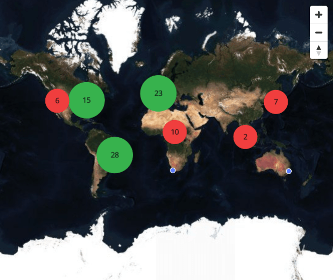 Clustered Marker Map