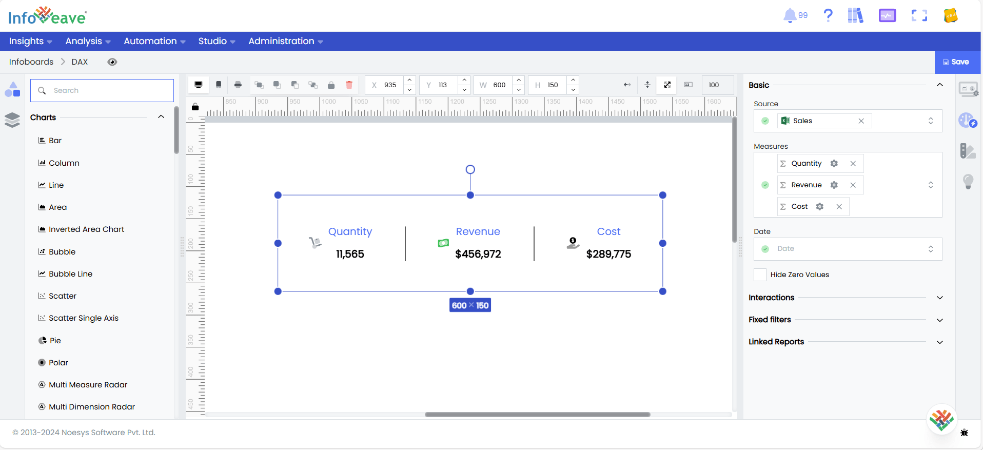 Configure Label Widget