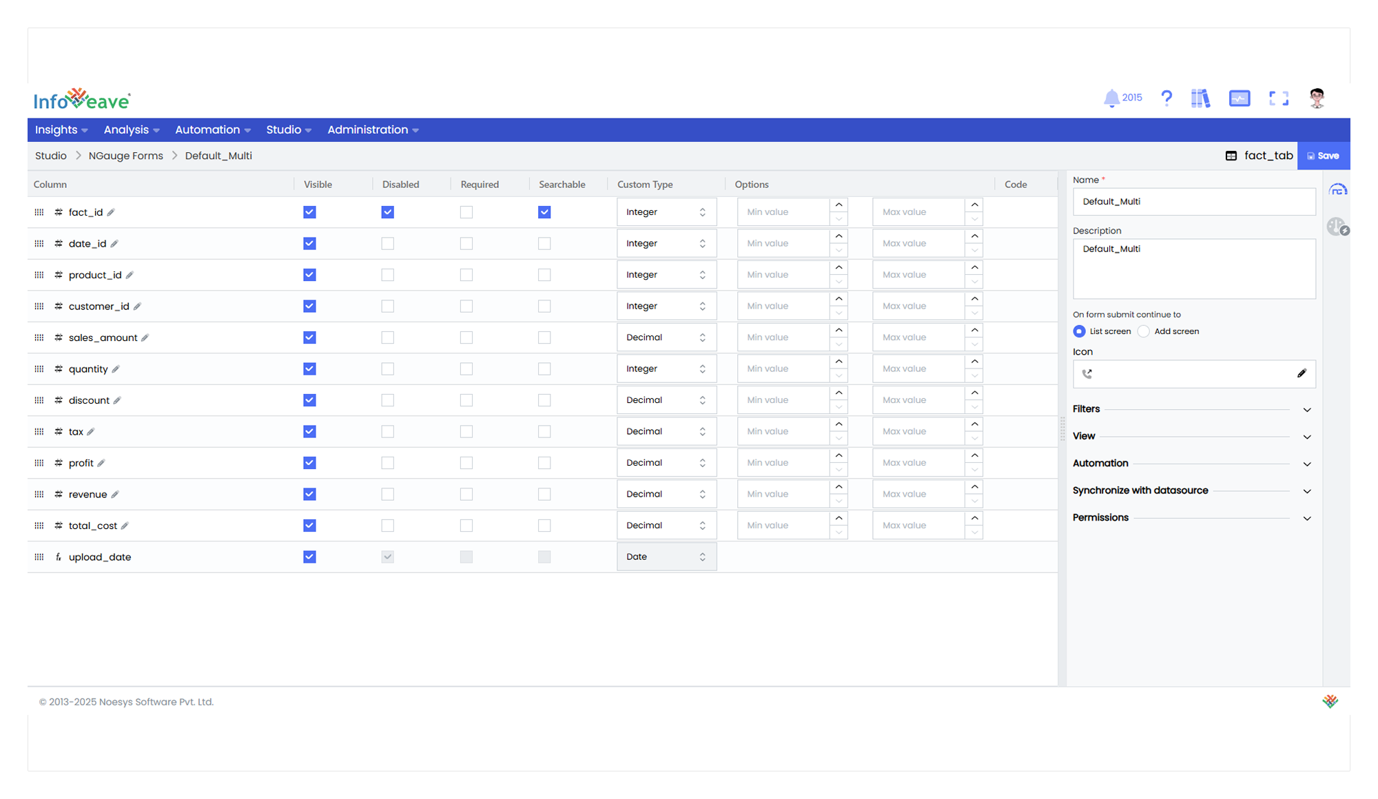 NGuage Forms