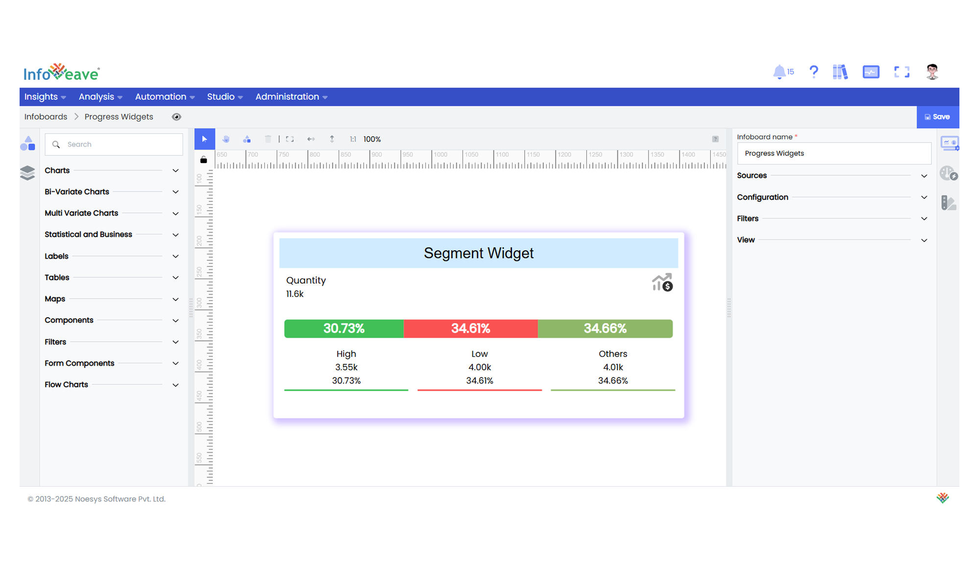 segment widget