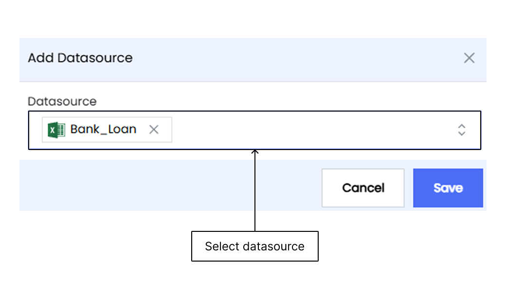 Select Datasource