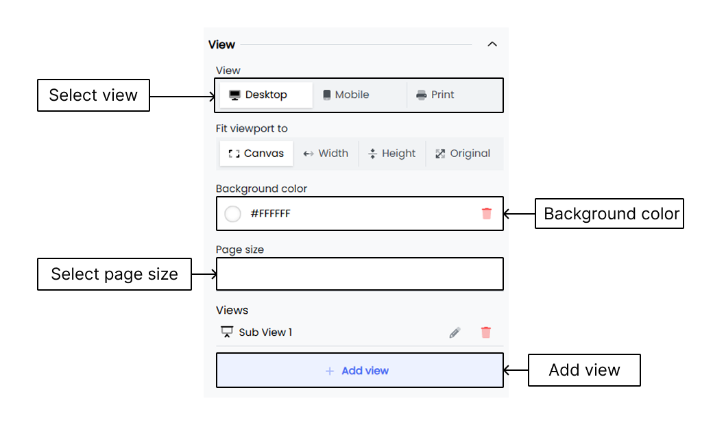 View Option