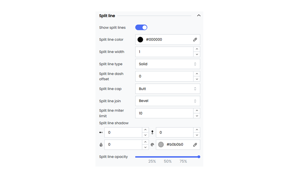 Axis Split Line
