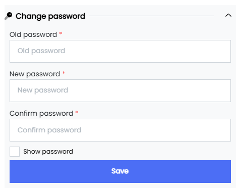 Change Password