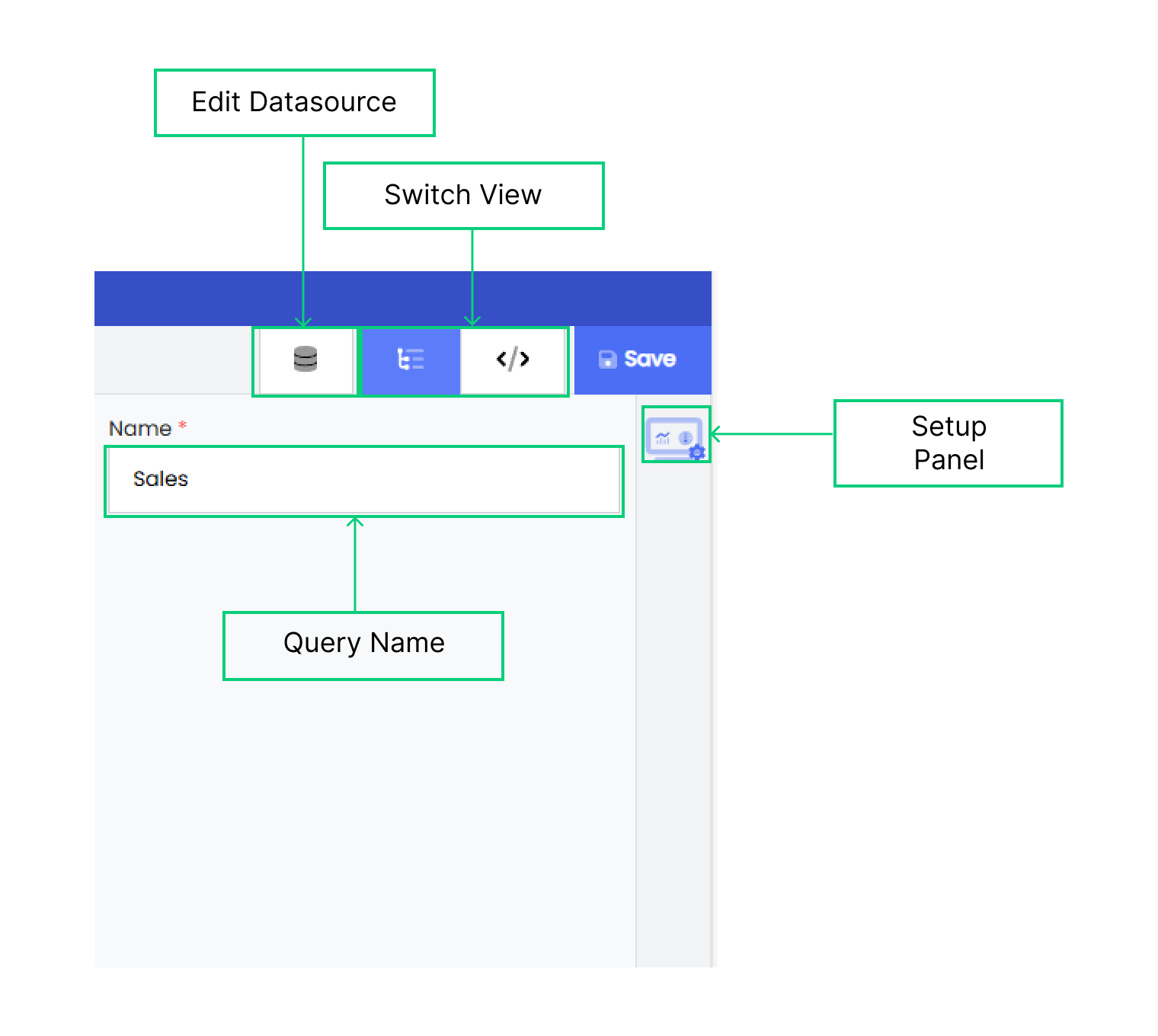 Query Setup Panel