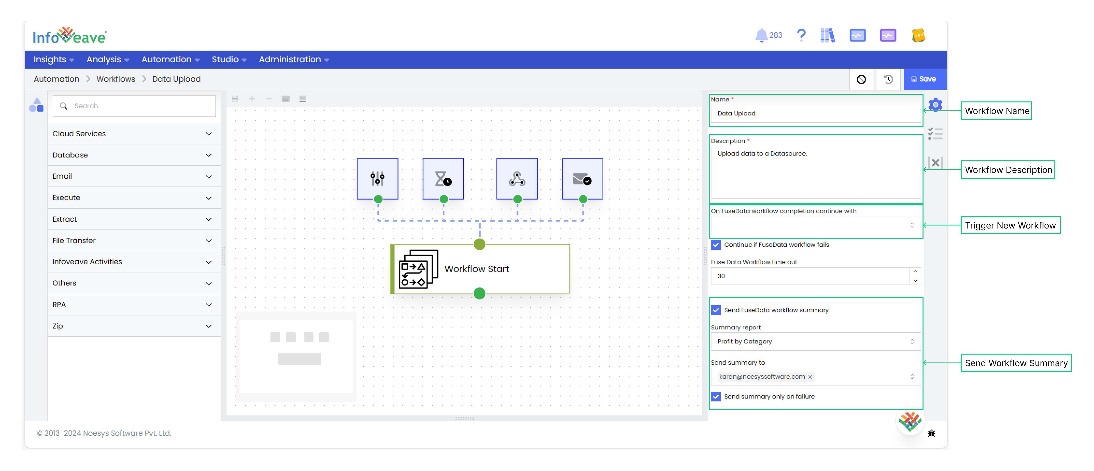 Workflow Setup