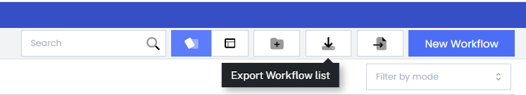 Export Workflow 